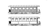 Ferro Train 701-407 - Austrian ÖBB B4iho/s 3207  7 windows